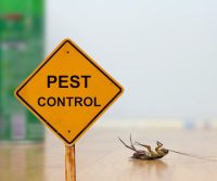 pest control sign